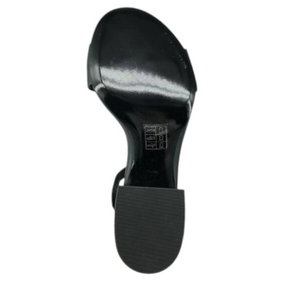 Alexander Wang Abby black leather block heel sandals size 6.5 - Picture 4 of 11